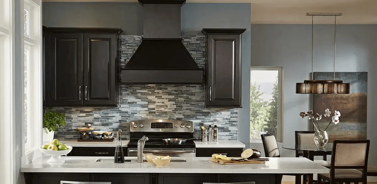 Kitchen cabinet painting and refinishing in a modern kitchen in Baton Rouge, LA